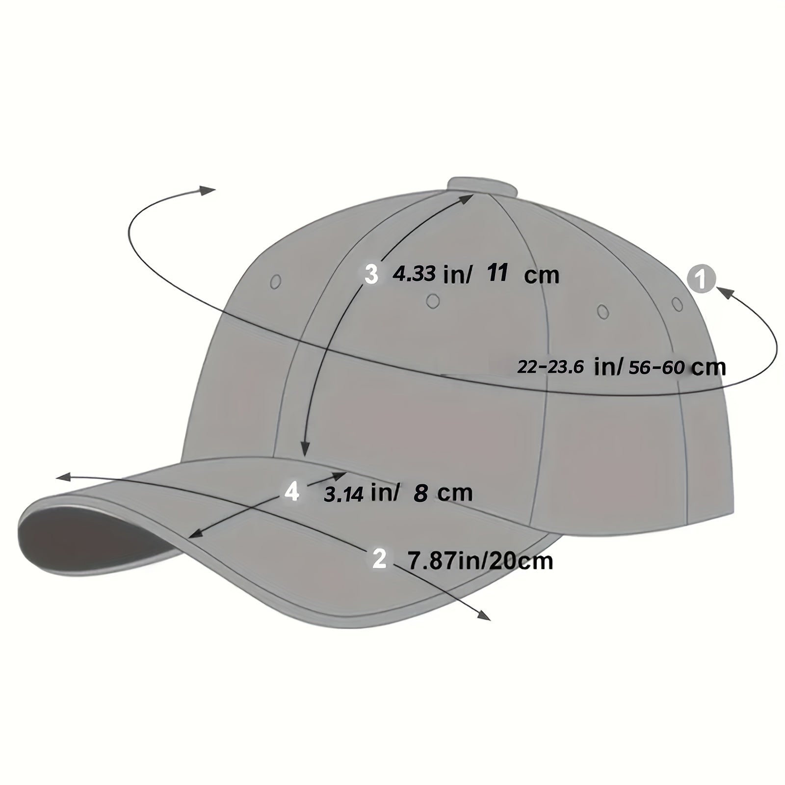 Embroidered Sunshade Sun Hat Unisex Baseball Cap