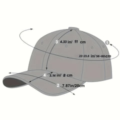 Embroidered Sunshade Sun Hat Unisex Baseball Cap