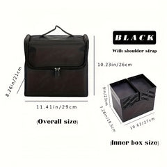 Large Makeup Organizer Case Professional Nail Train Bag