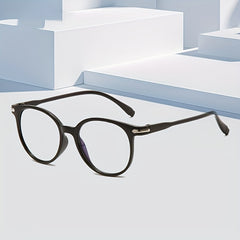 Anti Light Round Computer Glasses for Men