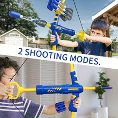 Kids Bow and Arrow Set for Ages 2-4 Range 10 Arrows 2 Archers 20 Foam Darts