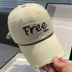 Letter Embroidery Baseball Cap Men's Summer Baseball Cap