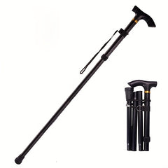 Foldable Trekking Pole - Adjustable Height - Non Slip Grip