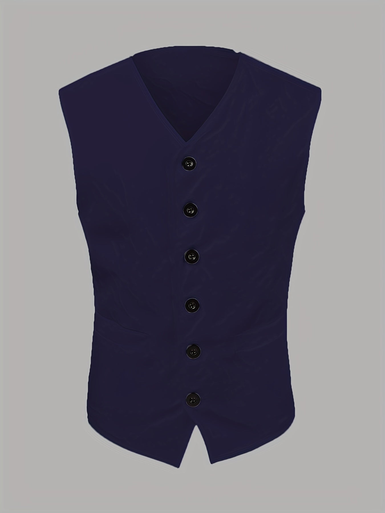 V Neck Smart Suit Trachten Vest Men's Casual Retro Style Waistcoat