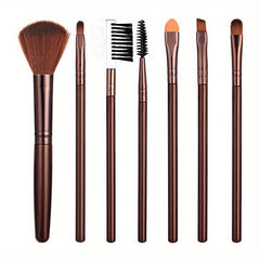 7pcs Portable Makeup Brush Set for Women - Ideal Gift for Her