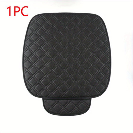 Car Seat Cushion Memory Silk Wadding Non Slip Rubber Bottom With Storage Pouch