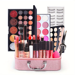 Professional Cosmetic Set with Makeup Tool and Case