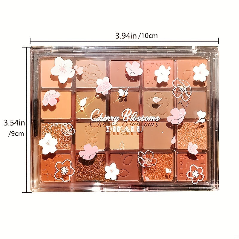 20 Milk Tea Earth Red Eyeshadow Palette