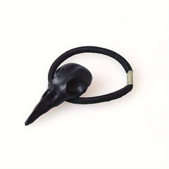 Halloween Punk Style Crow Skull Hair Ties