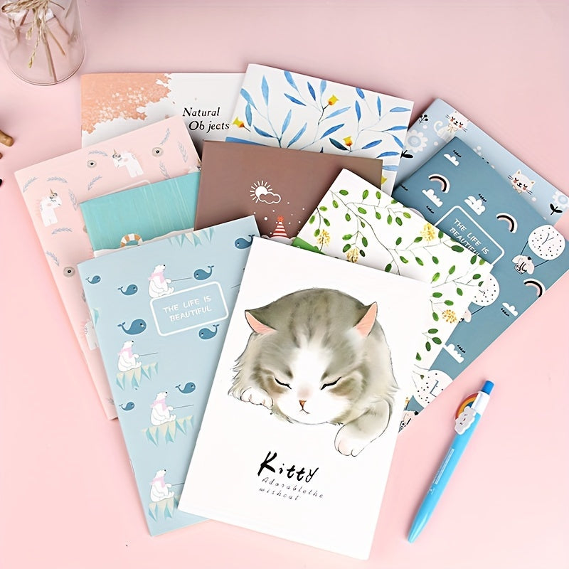 A5 Size Illustration Notebook Primary Secondary School Student Diary
