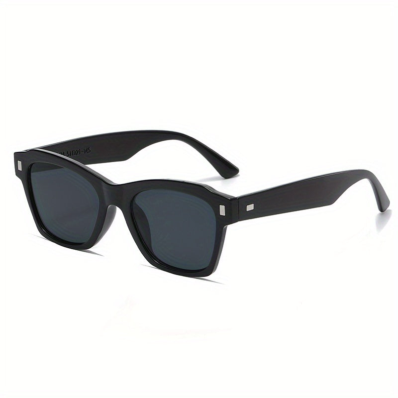 Men's Square Frame PC Sunglasses Vintage Mixed Decorative Eyewear