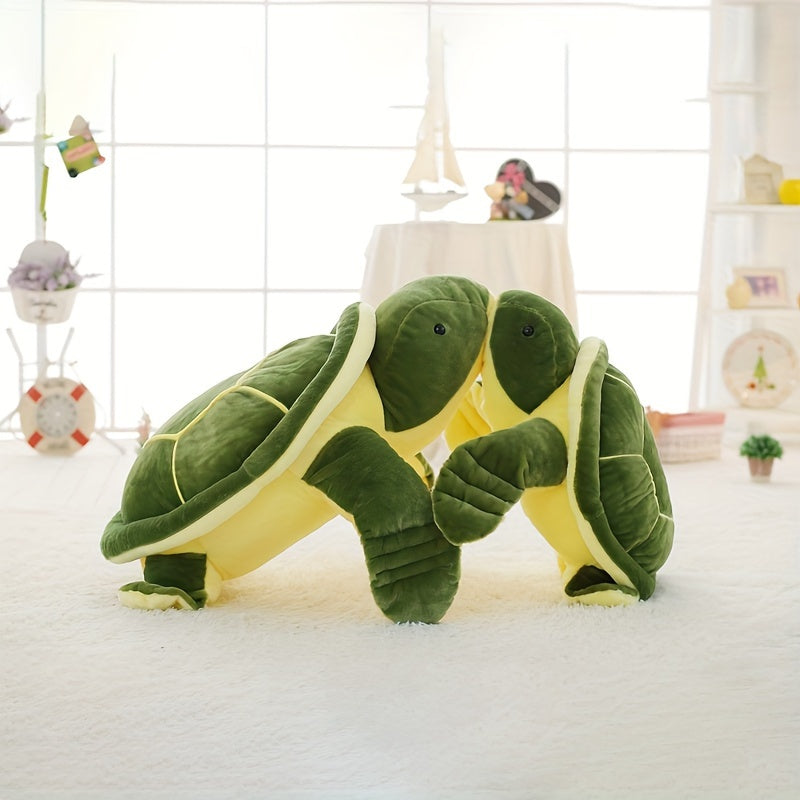 Sea Turtle Plush Toy 15.7in, 19.7in, 23.6in Compression Bag - Halloween Gift