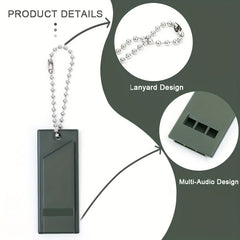 2pcs High Decibel Survival Whistle for Outdoor Camping and Hiking