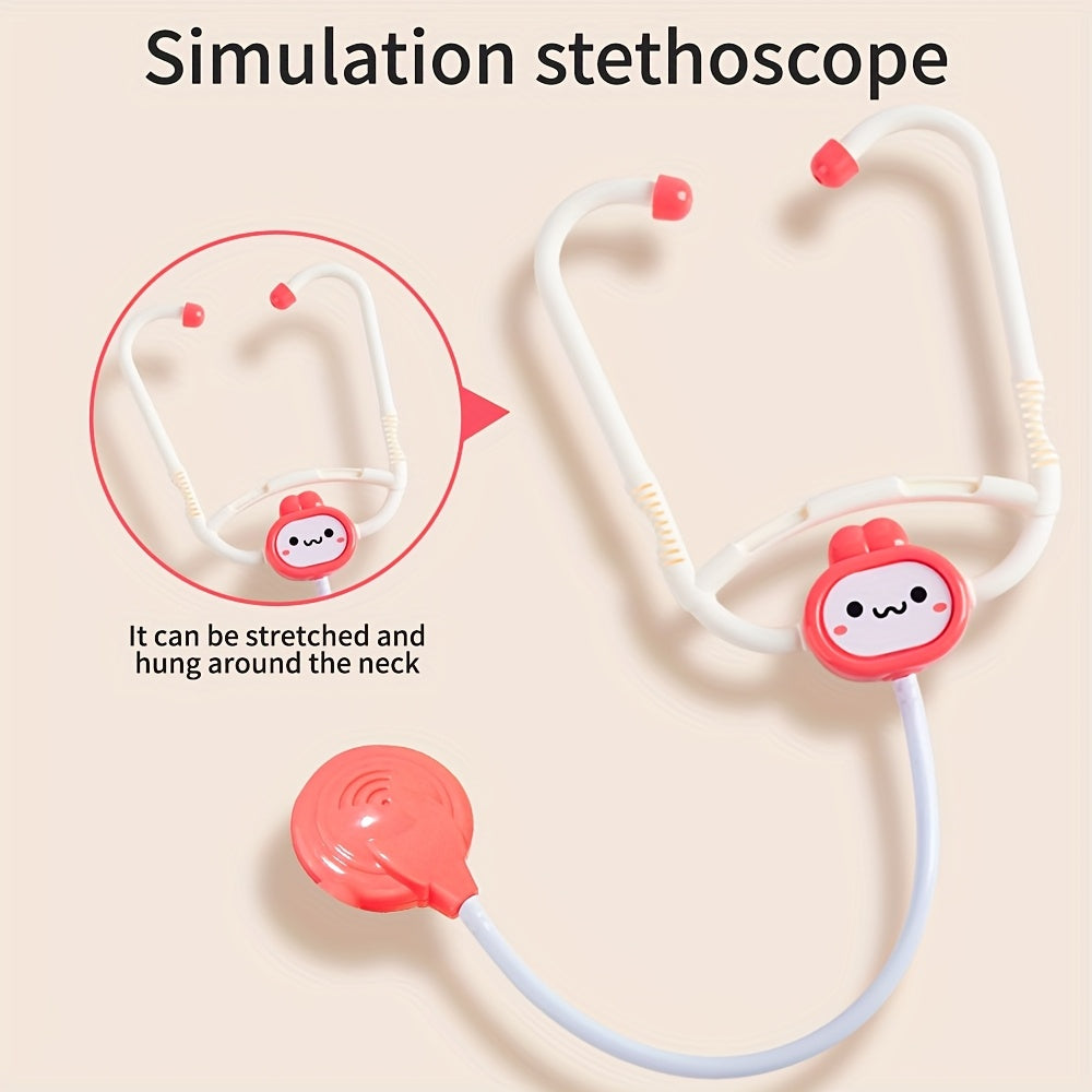 39pcs Doctor Role Play Game Set with Stethoscope Syringe Dental Tools