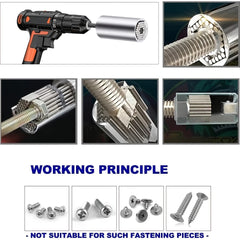 Universal Socket Wrench Kit 7-19mm for Any Bolt Ratchet Wrench