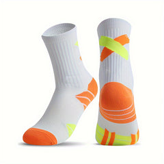 Men's Mid Crew Sport Socks Sweat Absorbing Comfy Breathable Socks
