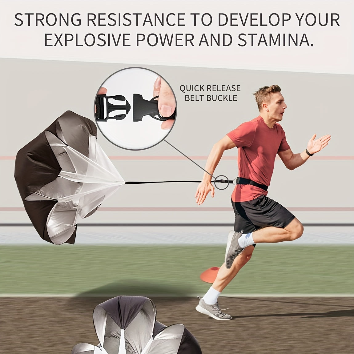 Agility & Speed Training Set - Ladder & Resistance Umbrella