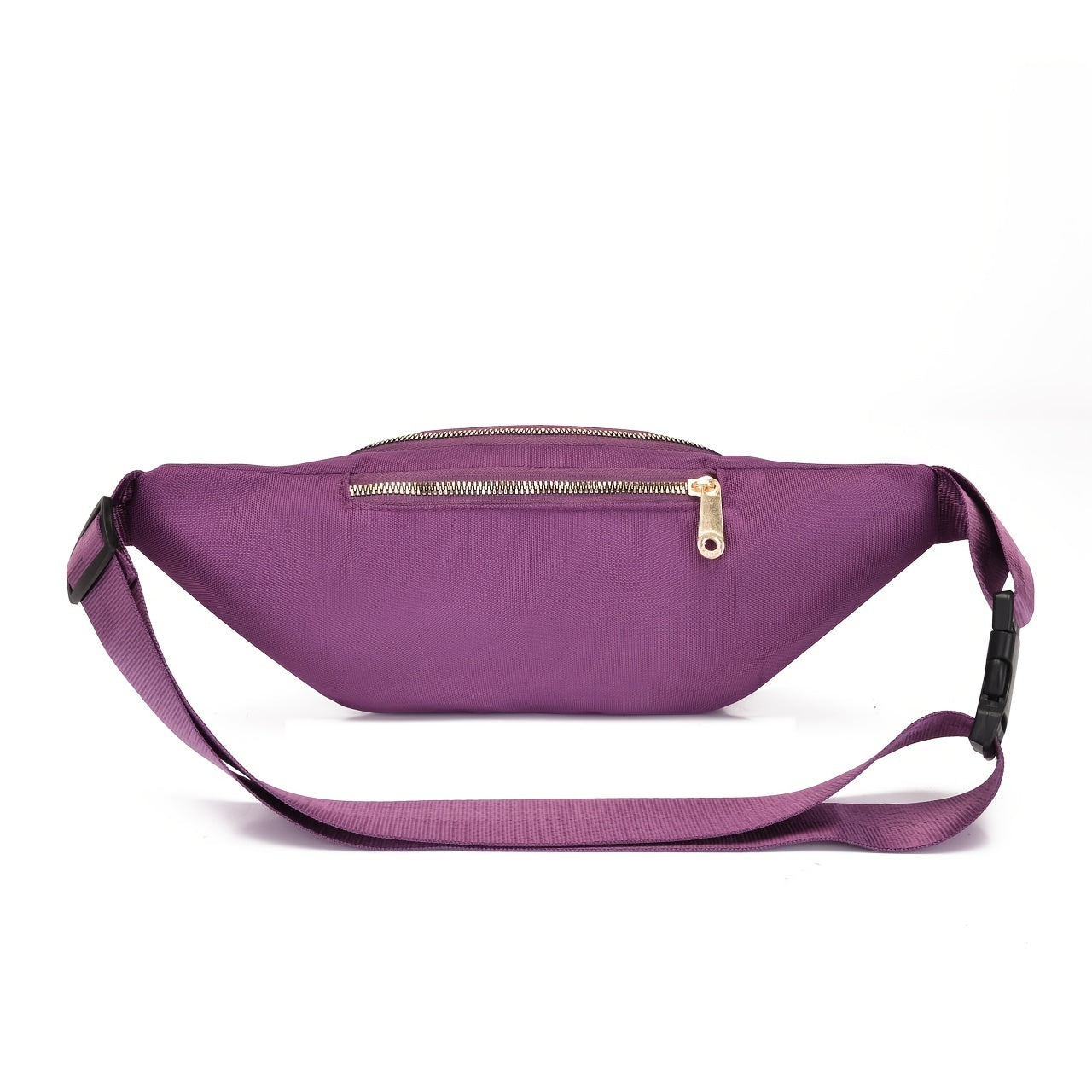 Flower Embroidery Nylon Fanny Pack Women's Zipper Crossbody Chest Bag