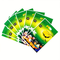 10pcs Halloween Party Gift Bags Goodie Candy Pumpkin Bat Spider Bags