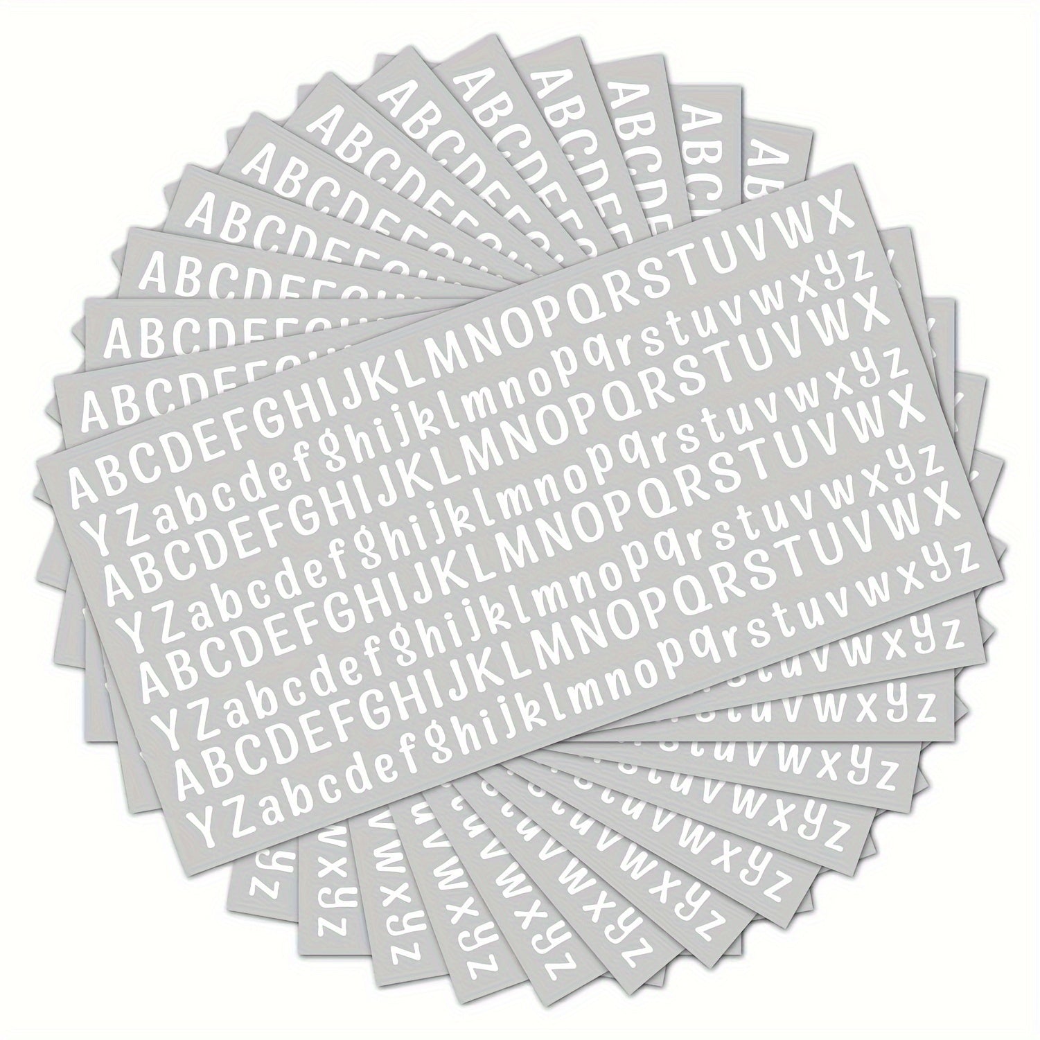 208pcs Mini Waterproof Letter Stickers DIY Decoration