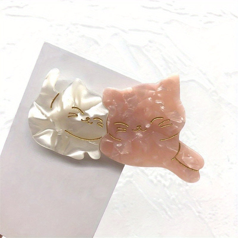 Cat Shaped Duck Billed Hair Clip for Girls