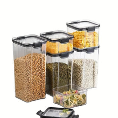 Clear Airtight Food Storage Containers with Lids for Fresh Keeping
