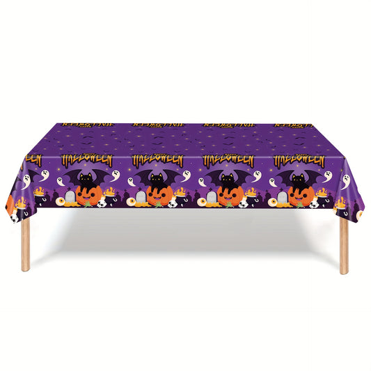 Waterproof Halloween Party Tablecloth 108in 54in