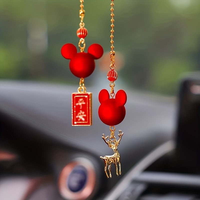 Car Pendant Cartoon Rearview Mirror Ornament