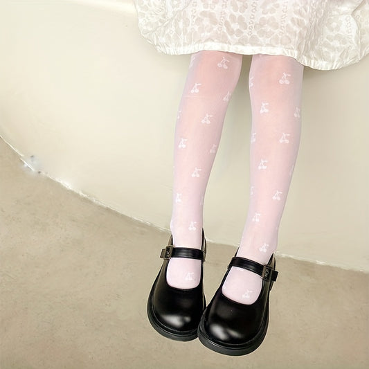 Girls Kids Bow Flower Mesh Summer Pantyhose Stockings