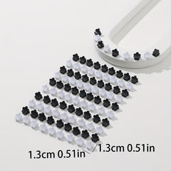 100pcs Mini Star Shape Hair Claw Braid Hair Clip Hair Accessories