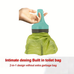 Portable Dog Poop Scooper with Built-In Bag Dispenser