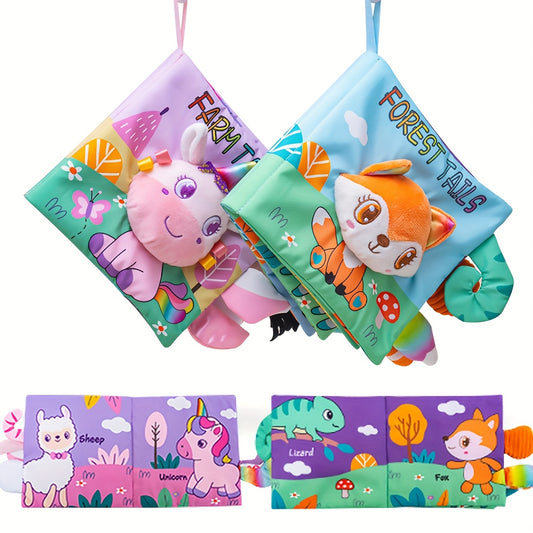 Interactive 3D Tails Cloth Book Sensory Toy