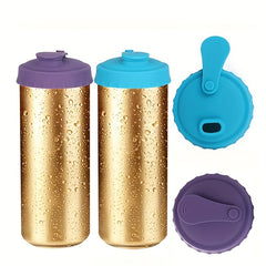Leakproof Silicone Drink Can Caps Beer Bottle Cap Soda Cap