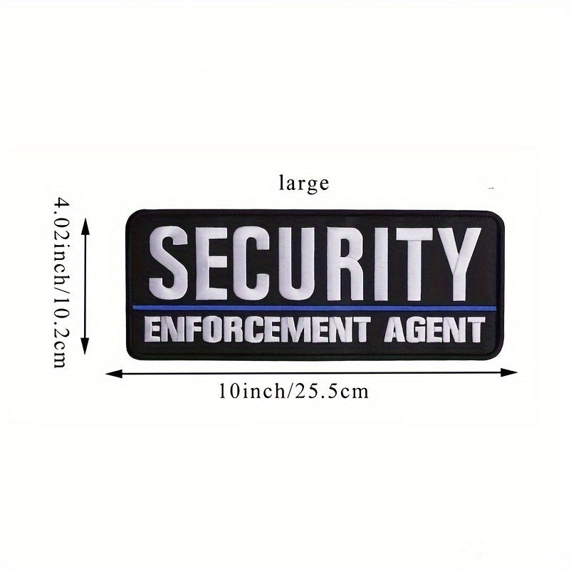 Security Enforcement Agent Embroidery Patch Applique