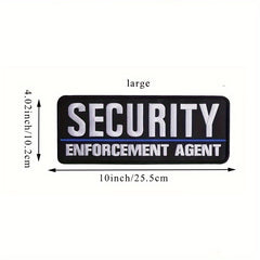 Security Enforcement Agent Embroidery Patch Applique
