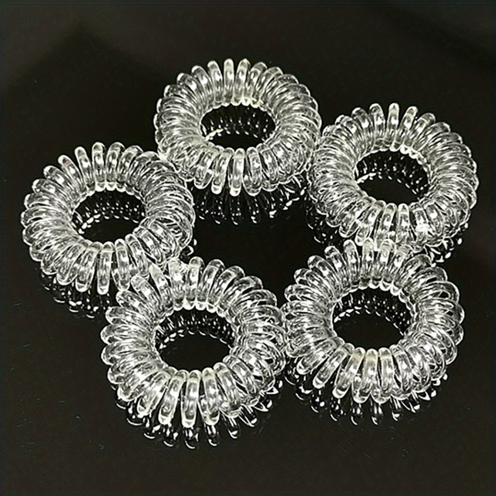 20pcs Spiral Hair Tie Elastic Hair Ring Hair Accessories