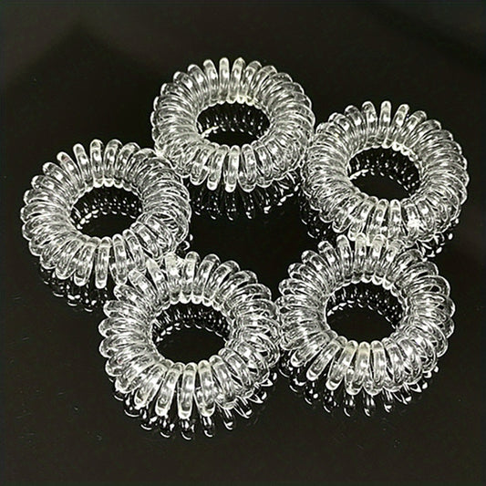 20pcs Spiral Hair Tie Elastic Hair Ring Hair Accessories