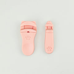 2pcs Portable Eyelash Curler with Silicone Replacement Pads