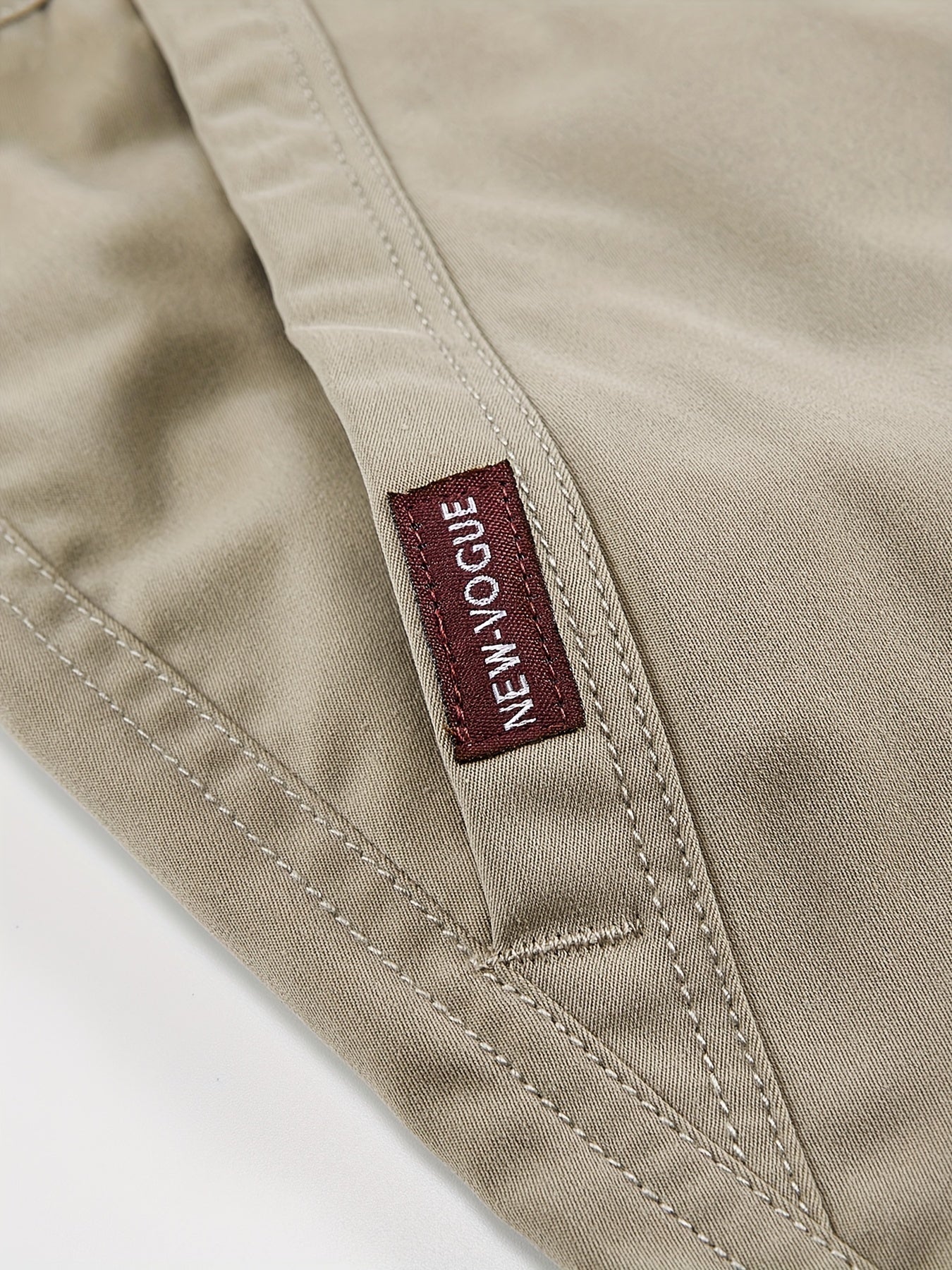 Men's Straight Leg Cargo Pants with Solid Flap Pockets