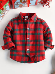 Baby Boys Christmas Outfit Gentleman Outfit Long Sleeve Bow Tie