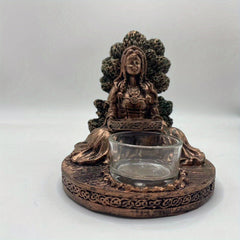 Goddess Resin Statue Candle Holder Home Garden Decor