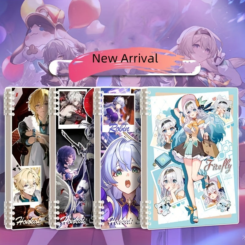 Anime A5 Loose Leaf Notebook Collapsing Iron Sand Golden High Level Peripheral