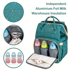 Functional Diaper Bag with Changing Pad Backpack Tote