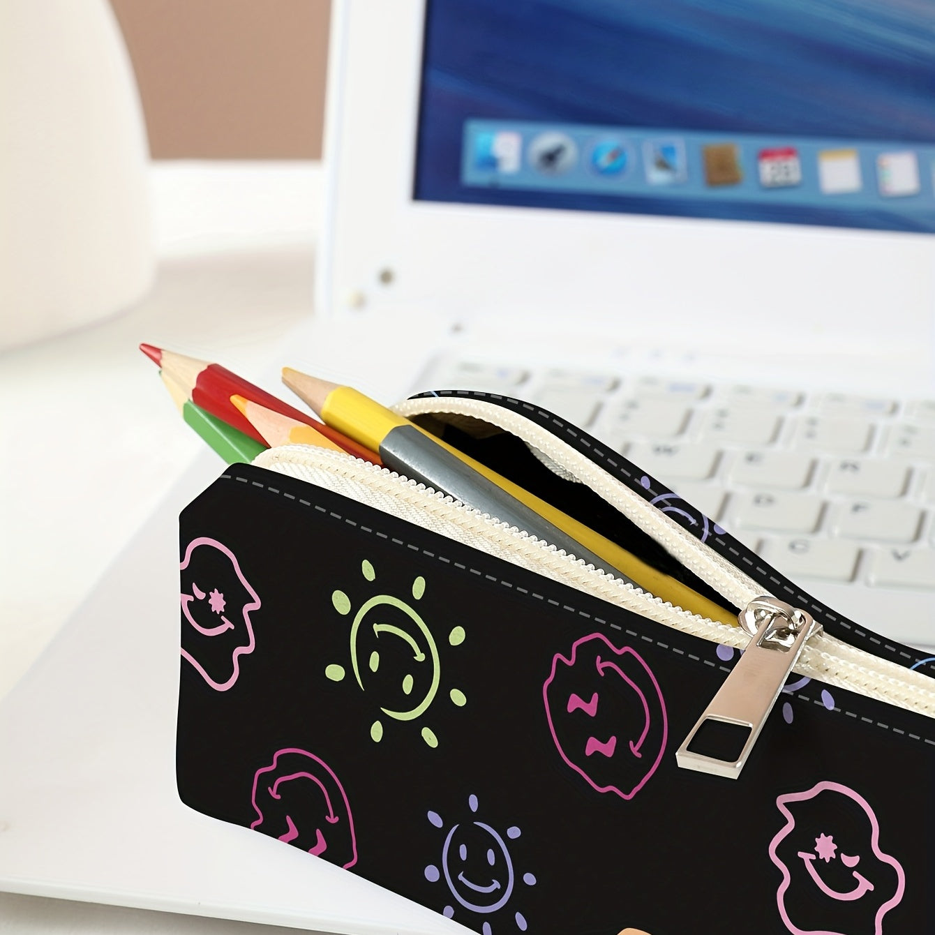 Large Capacity Pencil Case Stationery Pencil Case Pen Case Zippered Pencil Case