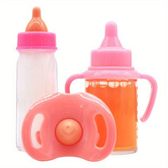Reborn Doll Magic Milk Bottle Set Pretend Play Feeding Accessories
