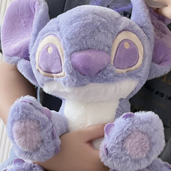 Purple Stitch Plush Doll Cute Decorative Toy Ideal Gift