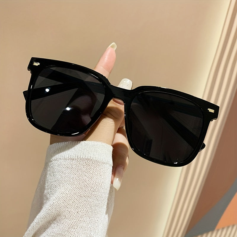 Square Rivet Sunglasses Anti Glare UV400 Sun Shades