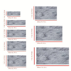 Soft Plush Shaggy Area Rug Fluffy Carpet Bedroom Living Room Non Slip