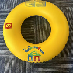 Letter Pattern Swimming Ring Thick PVC Swim Float Pool Accessories