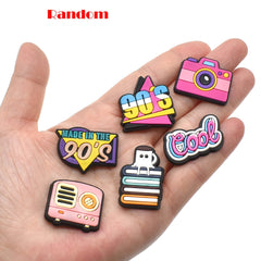 Random Cartoon Shoe Charms For Slides Sandals Shoe Decoration Accessories